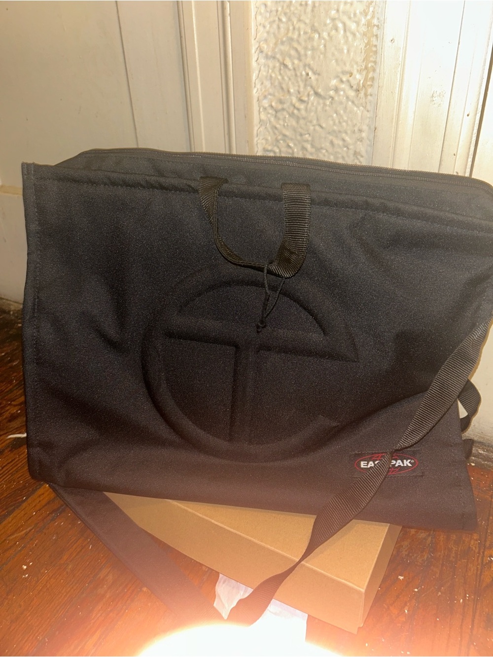 Eastpak Black Messenger Bag with Shoulder Strap